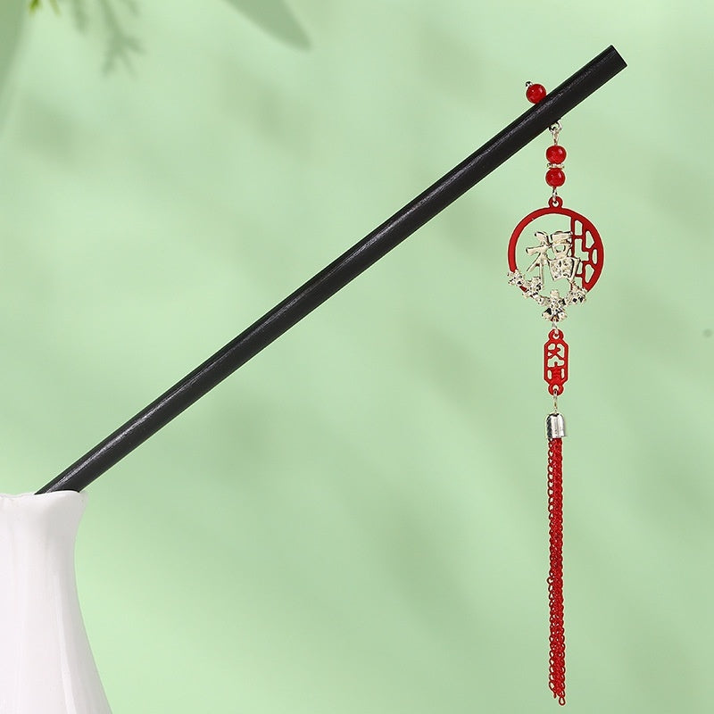 Blackwood Headdress Plate Hair Clasp Women