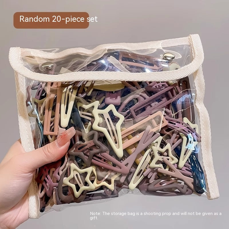 Simple Frosted Star Hairpin Finishing Small Hairpin