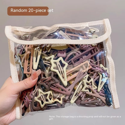 Simple Frosted Star Hairpin Finishing Small Hairpin