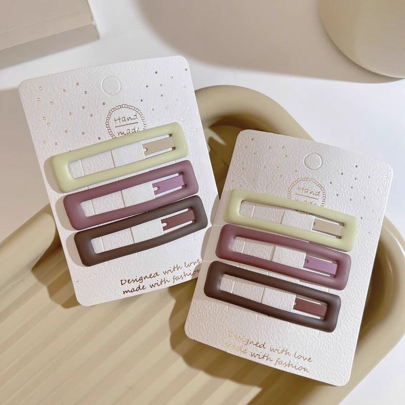 Simple Frosted Star Hairpin Finishing Small Hairpin