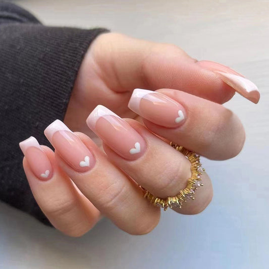 White French Shiny Nail Sticker