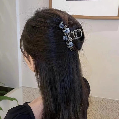 Metal Camellia Women's Headdress Barrettes