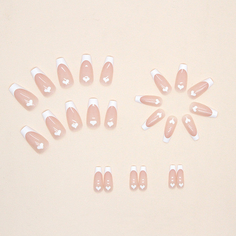 White French Shiny Nail Sticker
