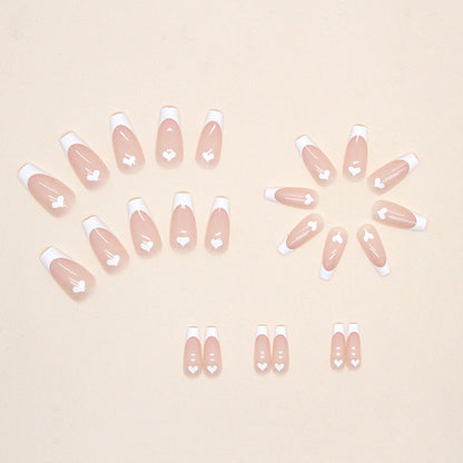 White French Shiny Nail Sticker