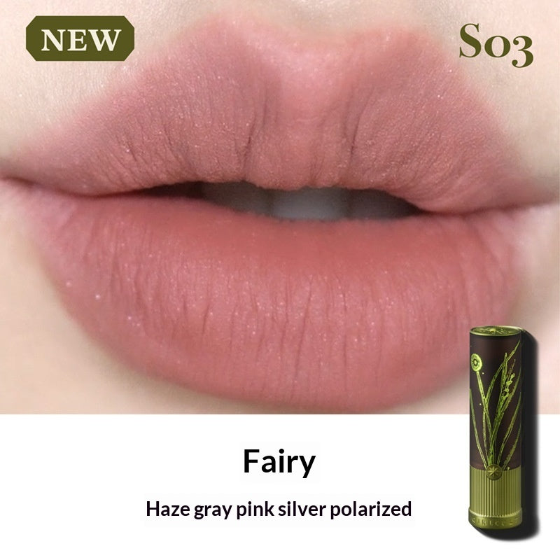 Matte Natural European And American Brown Lipstick For Fair Nude Lip Mud