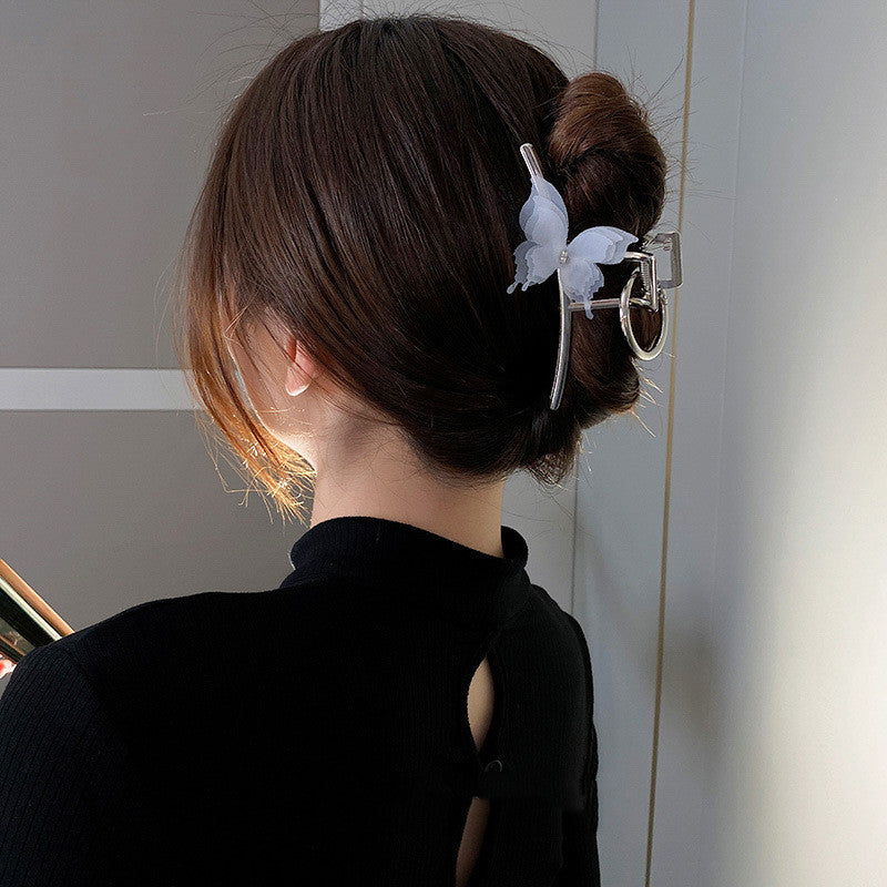 Simple Geometric Diamond Super Fairy Butterfly Hairpin