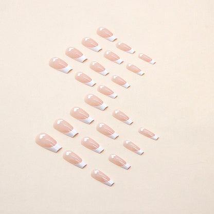 White French Shiny Nail Sticker