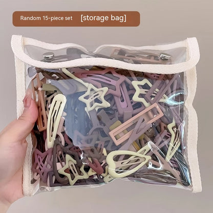 Simple Frosted Star Hairpin Finishing Small Hairpin