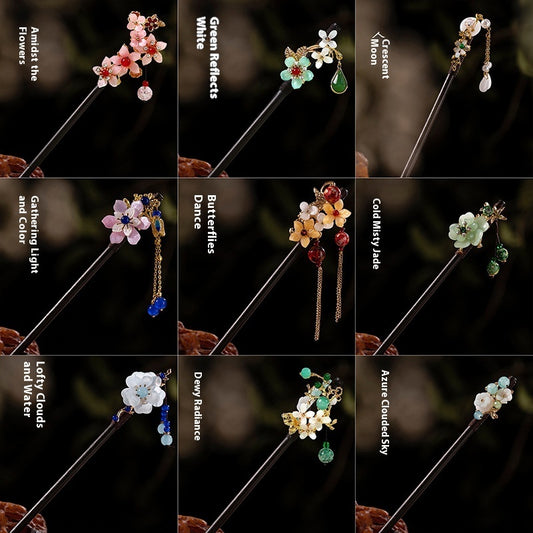 Blackwood Headdress Plate Hair Clasp Women