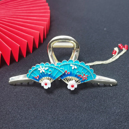 Butterflies With Tassels And Large Hair Clips