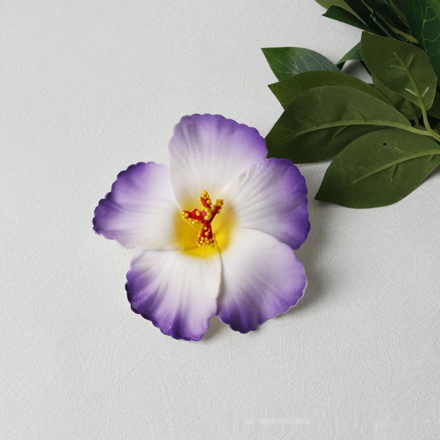 Simulation Hibiscus Hair Clip Women Atmosphere Seaside Photography Headwear Flower Side Clip