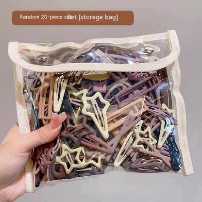 Simple Frosted Star Hairpin Finishing Small Hairpin