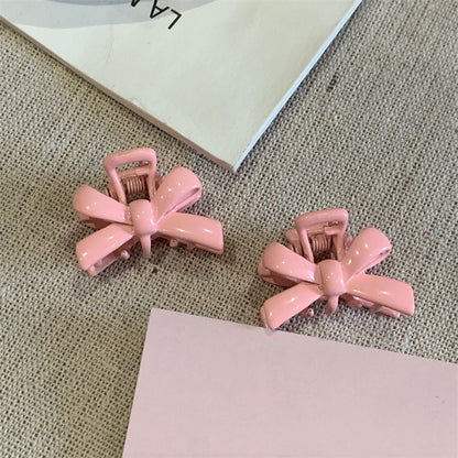 Bow Small Jaw Clip Bangs Broken Female