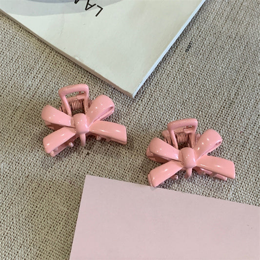 Bow Small Jaw Clip Bangs Broken Female