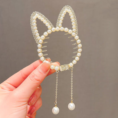 Tulip Tassel Hairpin Back Head Grip Clip