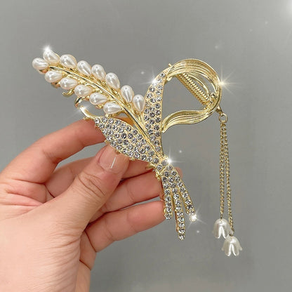 Women's Fashion Large Butterfly Tassel Barrettes