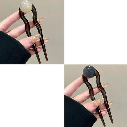 Ball Retro Simple U-shaped Hair Pin Headdress Barrettes