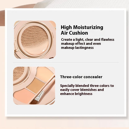 Water Light Cushion Foundation Face Repair Concealer Durable Not Easy To Makeup