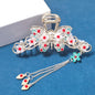 Butterflies With Tassels And Large Hair Clips