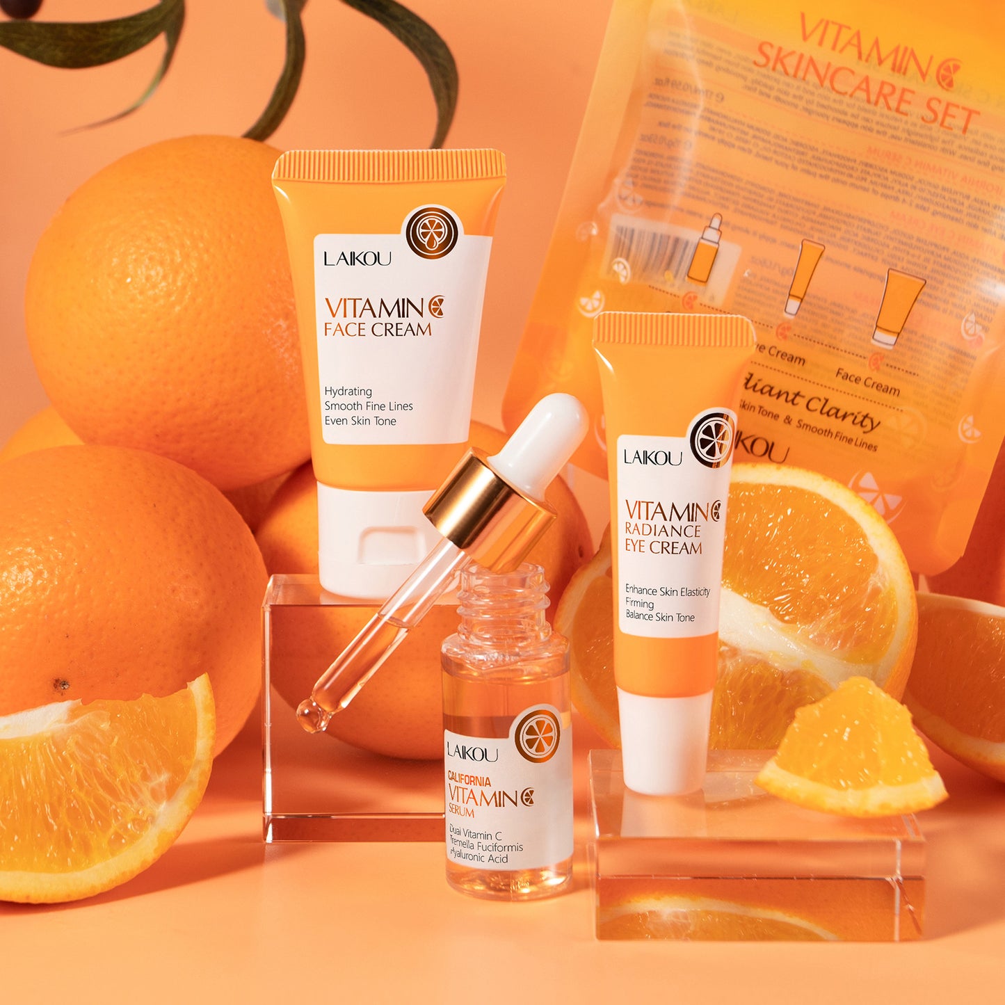 Laikou Vitamin C Skin Care Set 3-piece Set