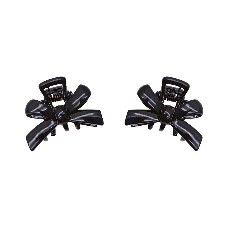 Bow Small Jaw Clip Bangs Broken Female