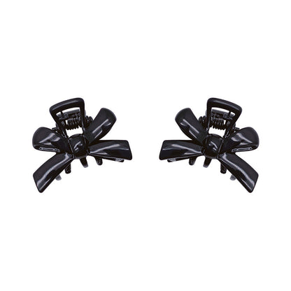 Bow Small Jaw Clip Bangs Broken Female