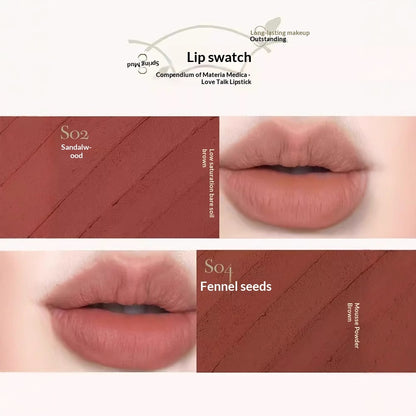 Matte Natural European And American Brown Lipstick For Fair Nude Lip Mud