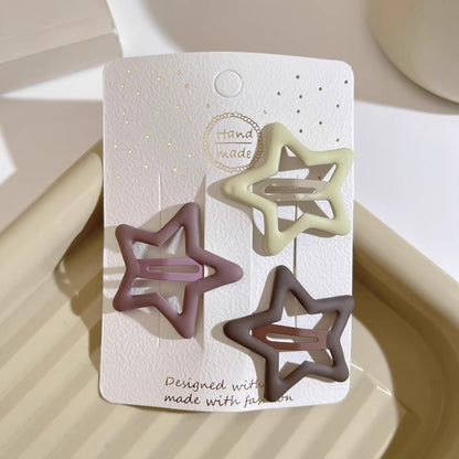 Simple Frosted Star Hairpin Finishing Small Hairpin
