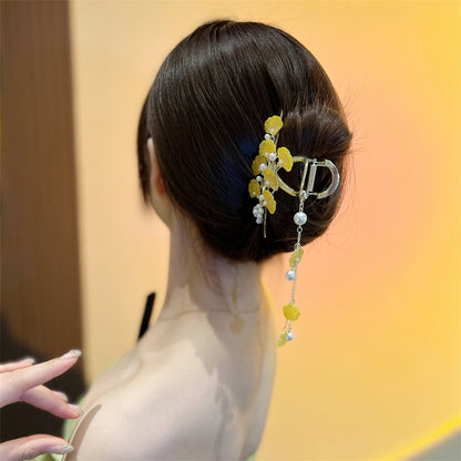 New Gingko Leaf Tassel Retro Large Grip