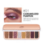8-color Eyeshadow Palette High-gloss Trimming Blush Modification Mousse Texture Matte Earth Color