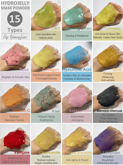 Rose Petal Crystal Jelly Facial Mask 500g Moisturizing