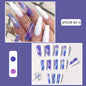 Women's Blue Gradient Nail Stickers