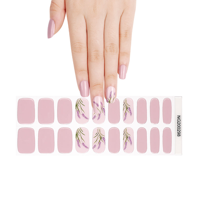 Fashion Gel Light Nail Stickers
