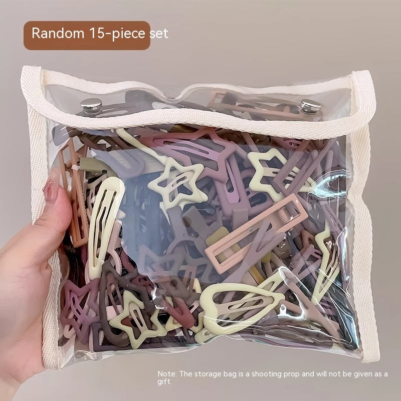 Simple Frosted Star Hairpin Finishing Small Hairpin