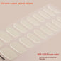 Solid Color Gel Nail Stickers