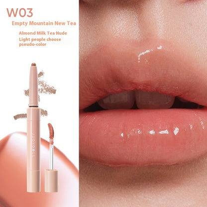 Double-headed Lip Gloss Lip Liner Two-in-one