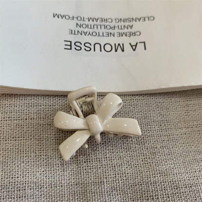 Bow Small Jaw Clip Bangs Broken Female