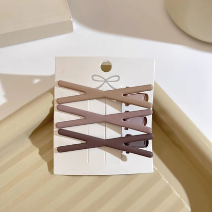 Simple Frosted Star Hairpin Finishing Small Hairpin