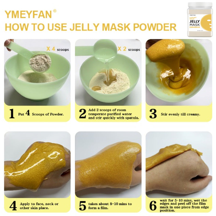 Rose Petal Crystal Jelly Facial Mask 500g Moisturizing