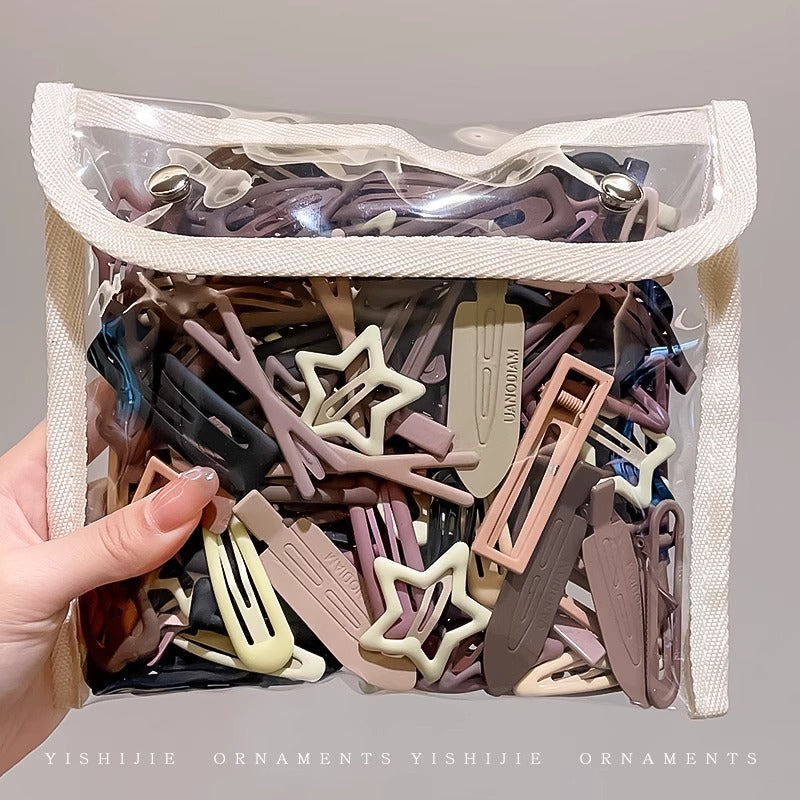 Simple Frosted Star Hairpin Finishing Small Hairpin